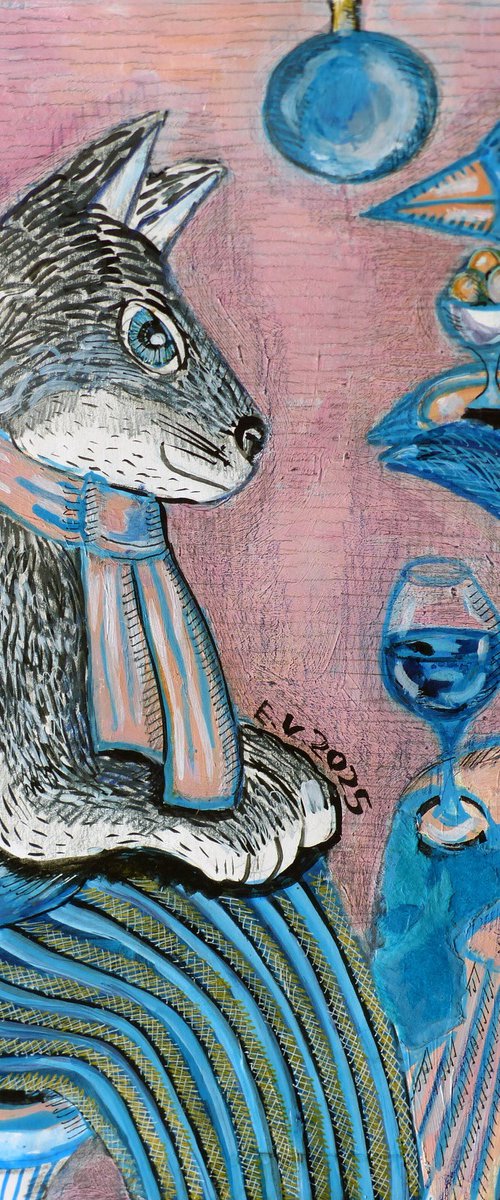 Waiting for dessert by Elizabeth Vlasova