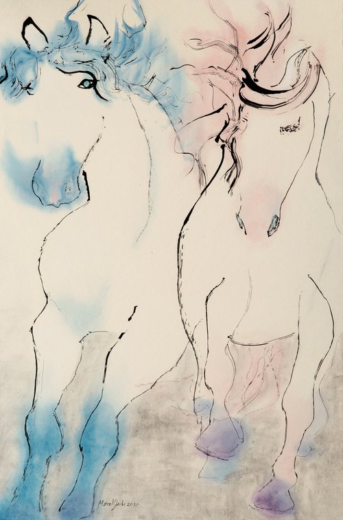 Love horses by Marcel Garbi