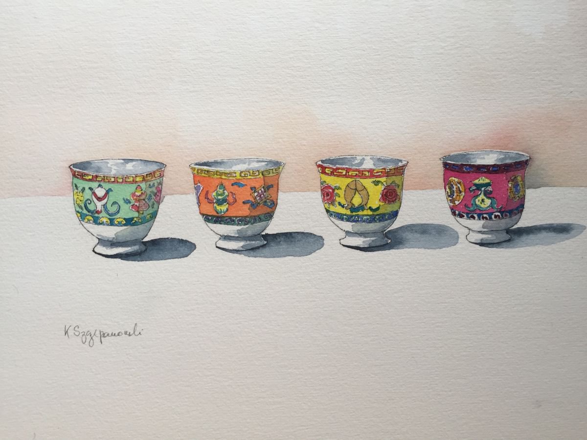 Chinese bowls by Krystyna Szczepanowski