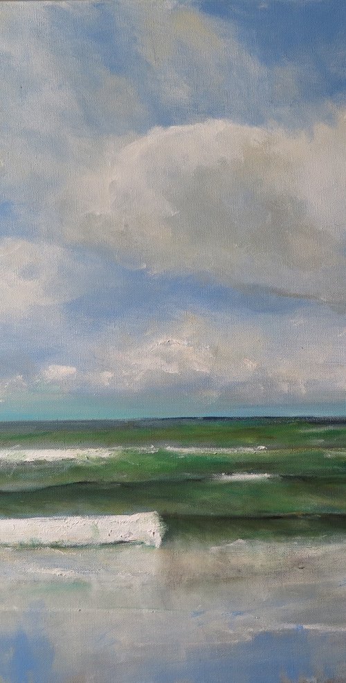 Winterton Waves, Norfolk by Malcolm Ludvigsen