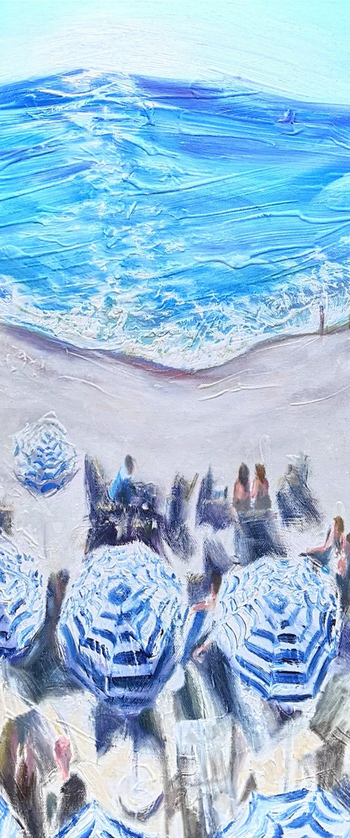 Blue Beach, Nice by Nick Pike
