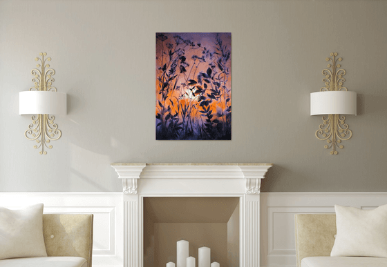 "Foggy Sunset I"