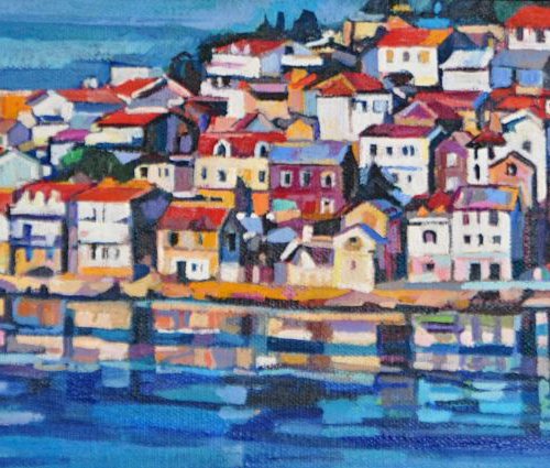 Coastal motif by Maja Đokić Mihajlović