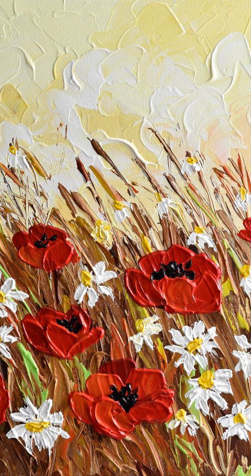Poppy field by Olga Tkachyk