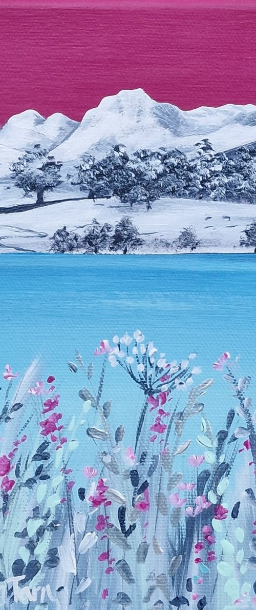Winter at Loughrigg Tarn by Sam Martin