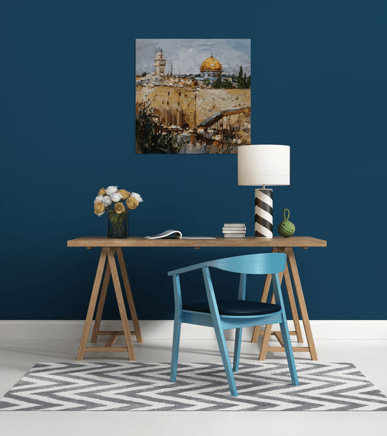 Western Wall and Dome of the Rock in Jerusalem, Israel