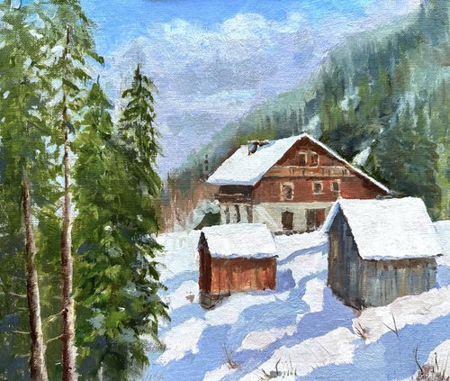 Alpine Chalet by Toni Swiffen