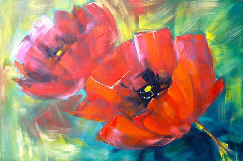 'Poppies' by Nicola Colbran