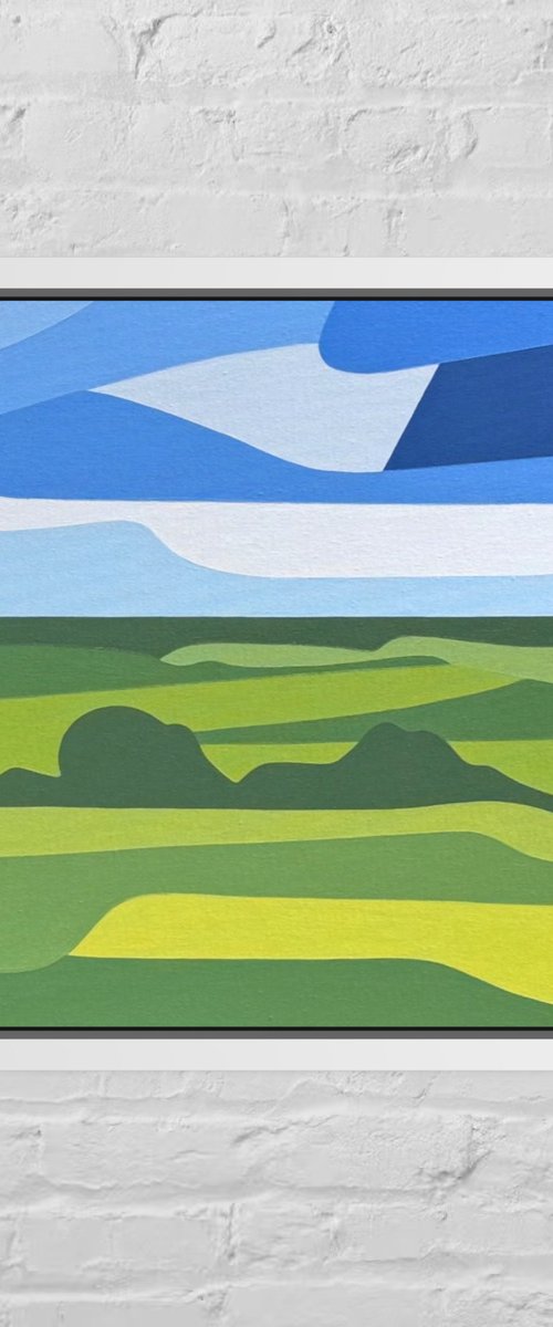 Over The Fields No.2 by Zoe Hattersley