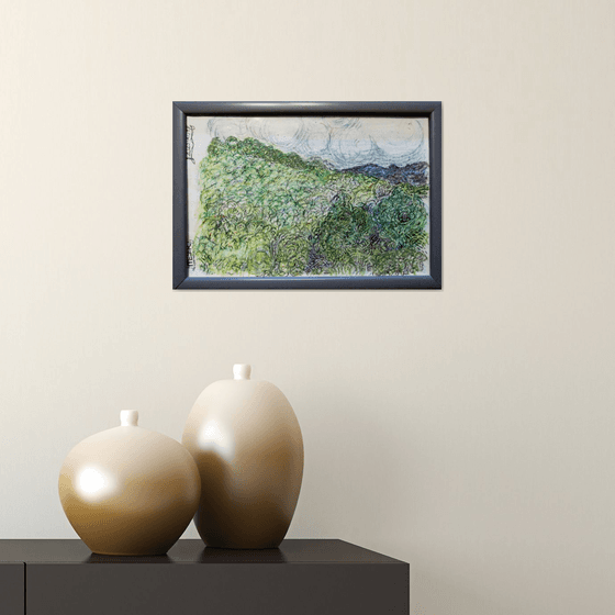 Study of hillside