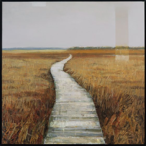 Wooden Path through the Swamp