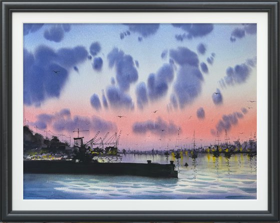 Evening Silence Seascapes