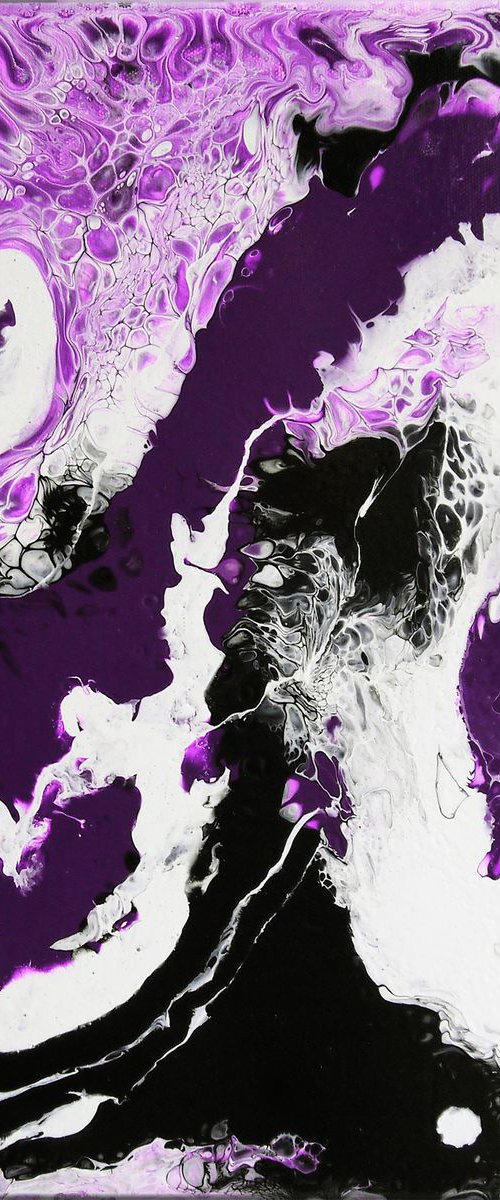 Abstract Free Flow Acrylic Pouring Medium - Emotional Feeling by Irina Rumyantseva