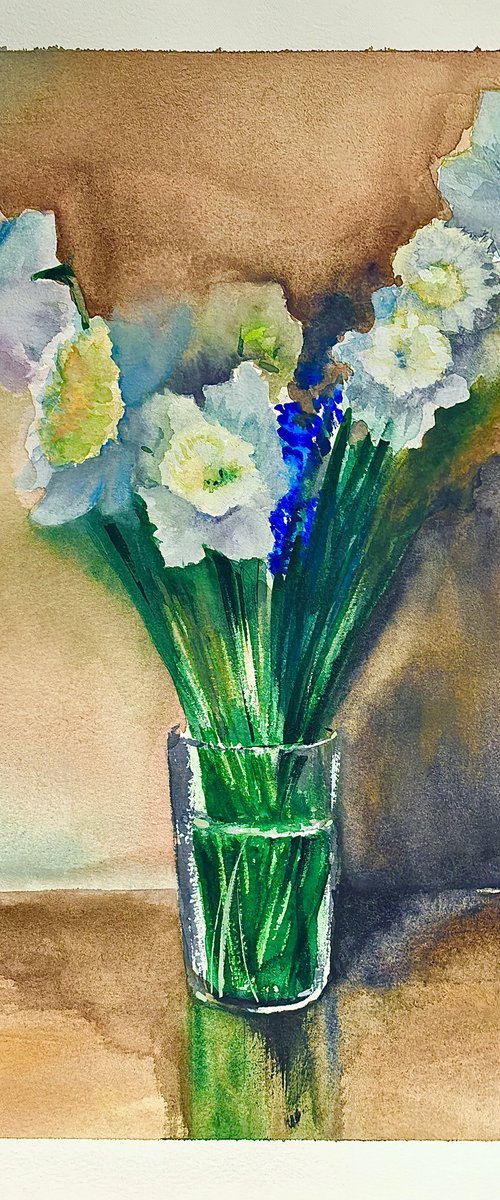 Irises 2025. 30x42 cm by Lavi Li