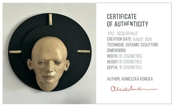 "Secular Halo" - Wall Ceramic Sculpture