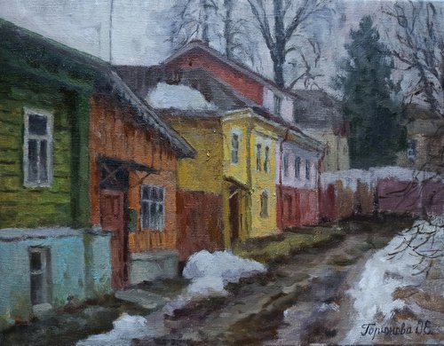 March in Sergiev-Posad by Olga Goryunova