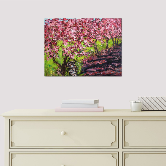 Blooming garden... /  ORIGINAL PAINTING