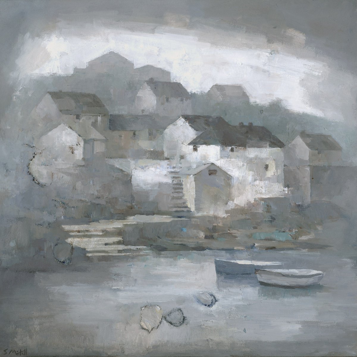  A Coverack Memory By Steve Mitchell, 24 X 24, Artwork For Sale On Artfinder