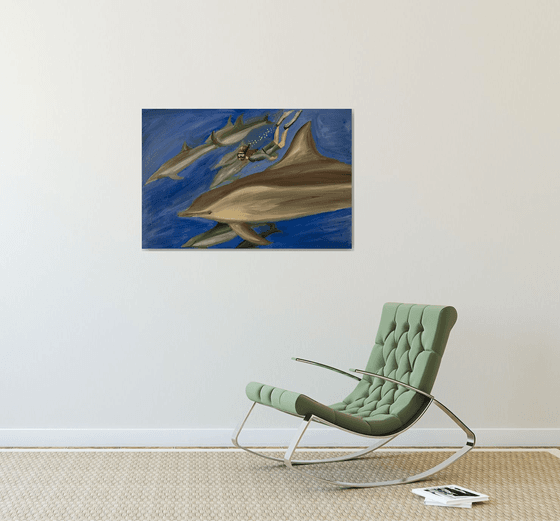 Diving in the waters of the Seychelles