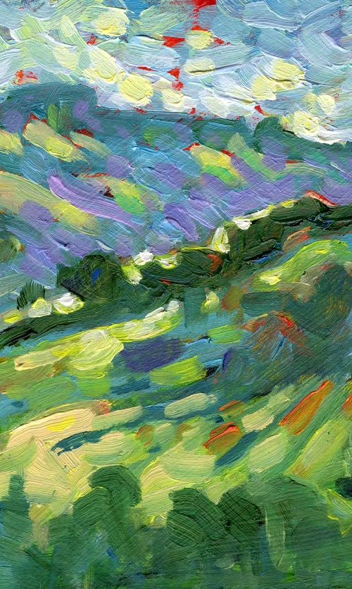 Blue Hills, Derbyshire by Mary Kemp
