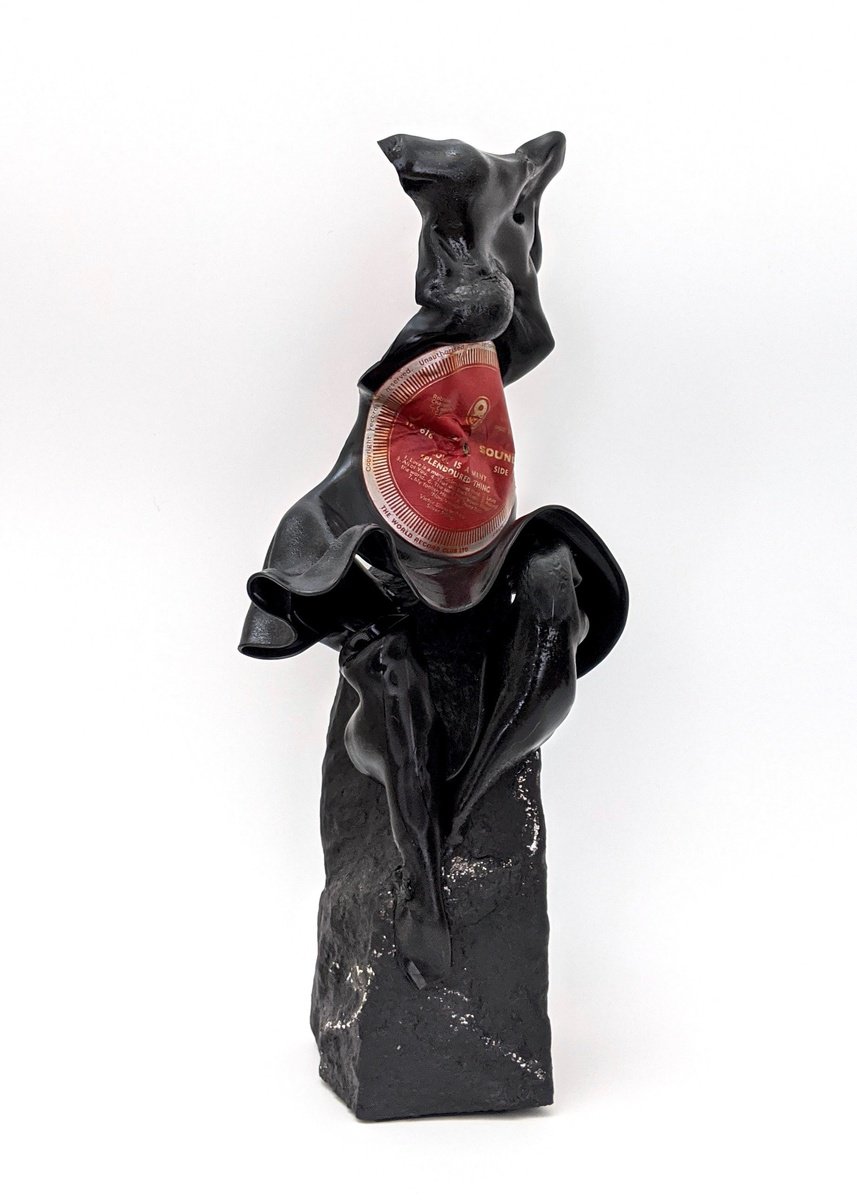 Abstract Portrait Sculpture By Seona Mason, 6 X 16", Summit, Original Artwork