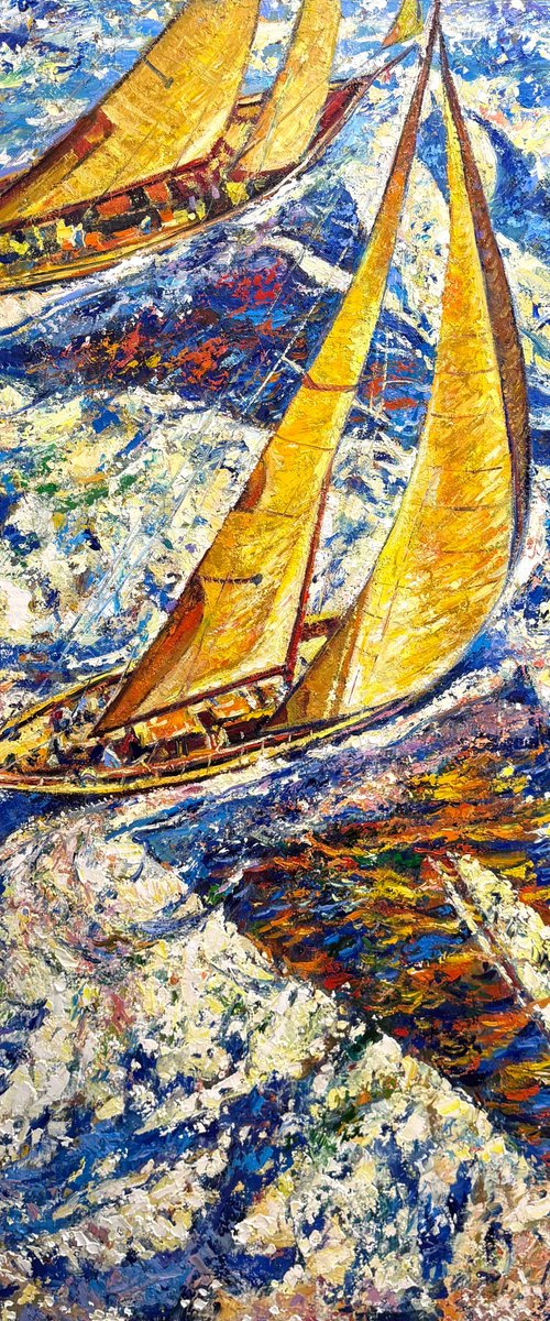 Sails of freedom. by Andrii Chebotaru