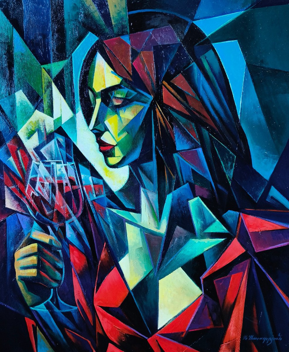Moment Of Reflection By Artrun Asatrian, 20 X 24, Artwork For Sale On Artfinder