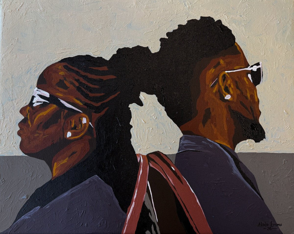 Shared Breath By Emmanuel Akolo, 20 X 16, Artwork For Sale On Artfinder