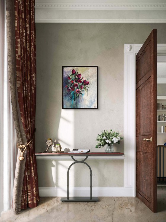 Flowing Roses II – Rose Bouquet