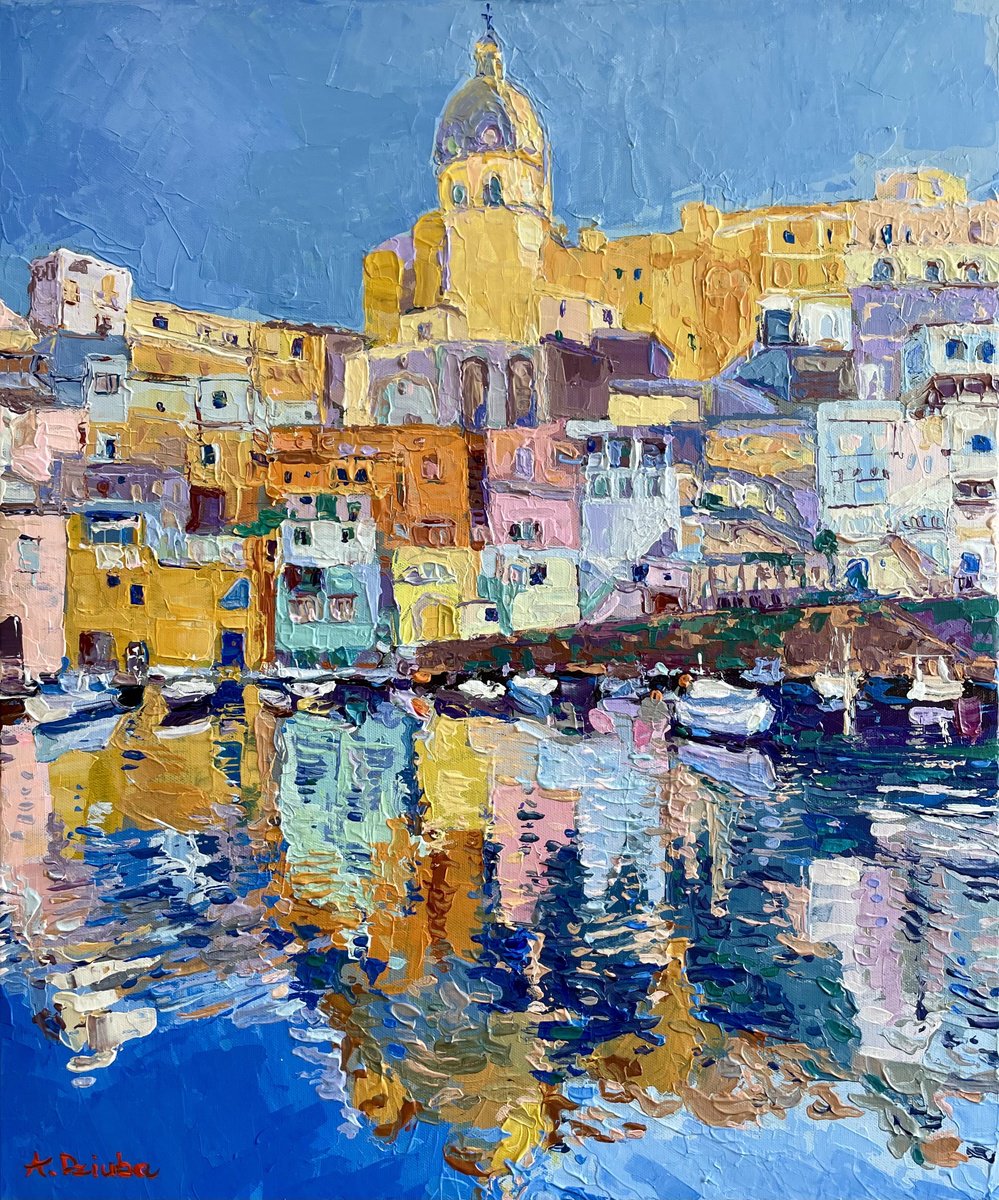 Procida Island, Naples, Italy by Adriana Dziuba