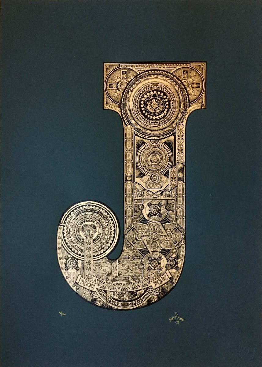The Illustrated Letter Project: J by 57Design