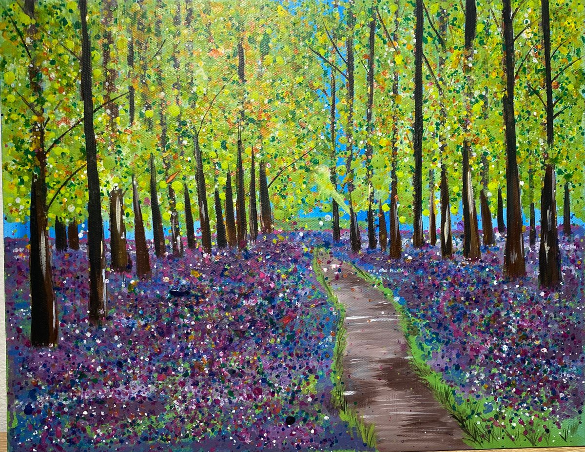 A summers day, bluebells by Bethany Taylor