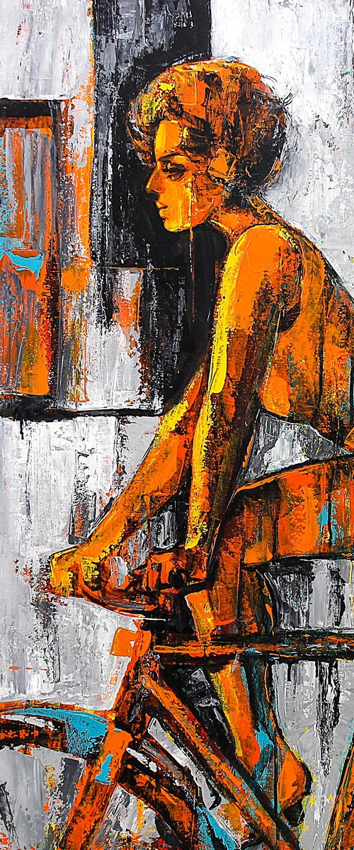 Riding with the morning wind by ARTIST GURDISH PANNU