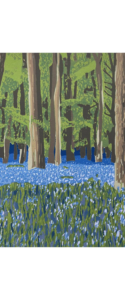 Bluebell Carpet by Kirstie Dedman