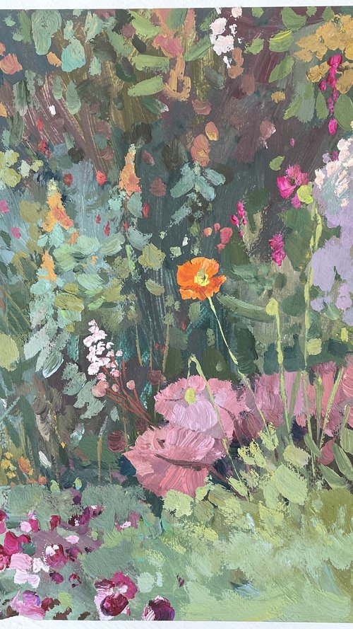 Garden corner by Nadezda Stupina