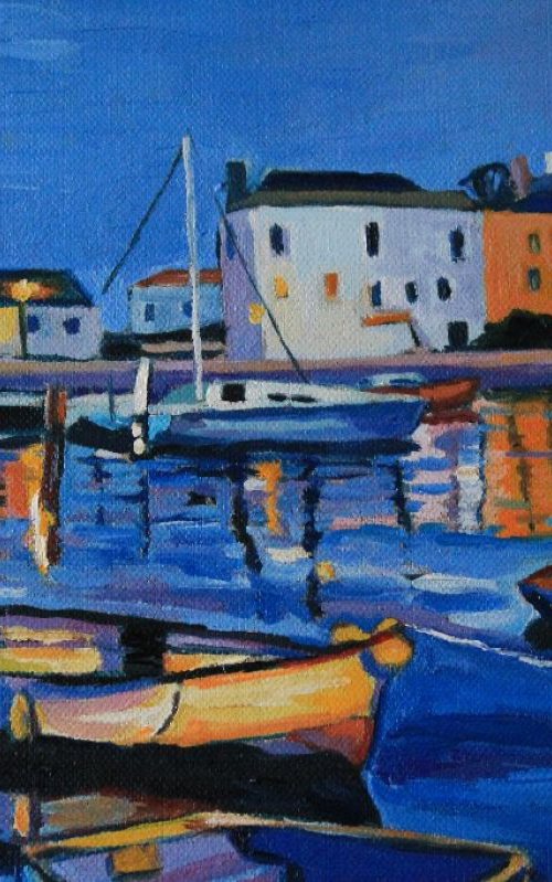 Tenby Harbour In The Evening Light  by Emma Cownie