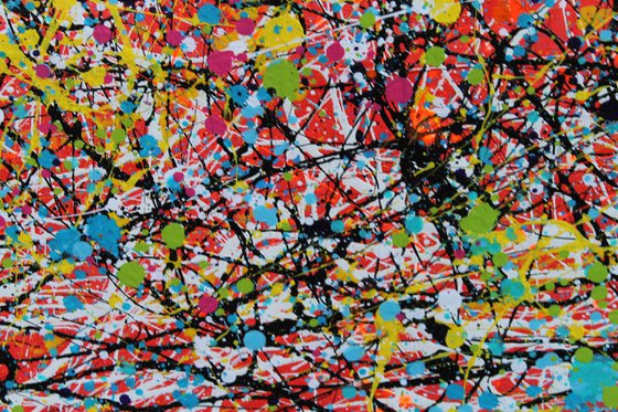 Woman in red passion