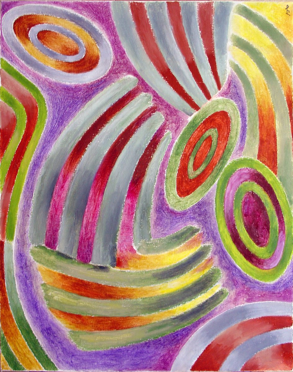 Composition 6 By Lia Chechelashvili, 20 X 25, Artwork For Sale On Artfinder