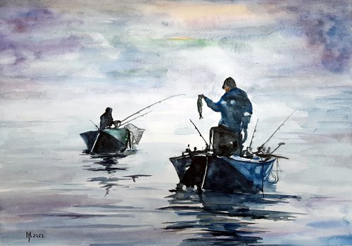 SUCCESSFUL FISHING by Zoran Mihajlović Muza