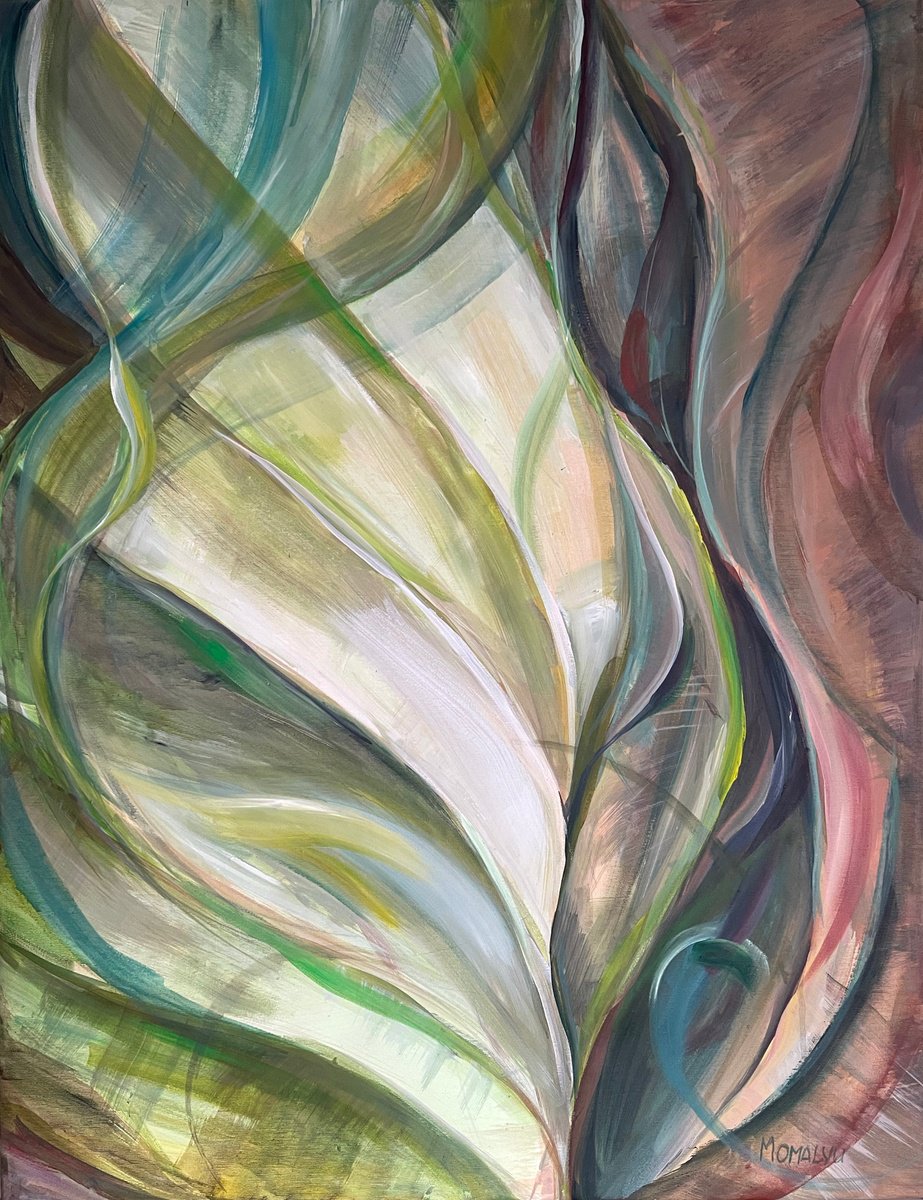 Light Within The Leaf By Momalyu, 28 X 35, Artwork For Sale On Artfinder