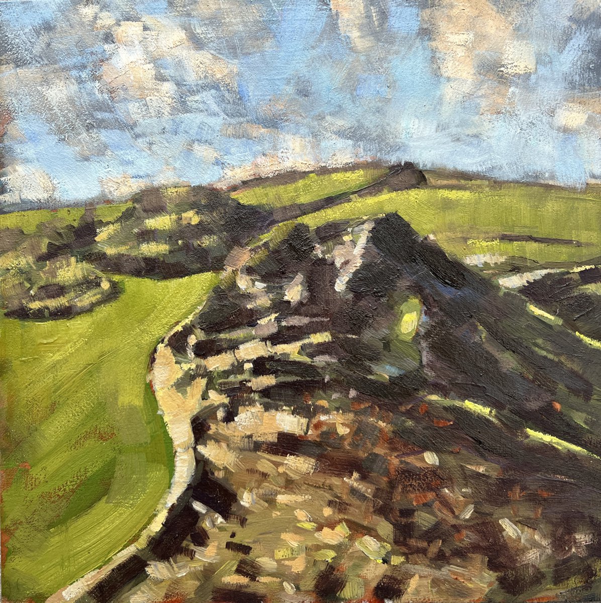 Coastal path near Bossiney by Louise Gillard