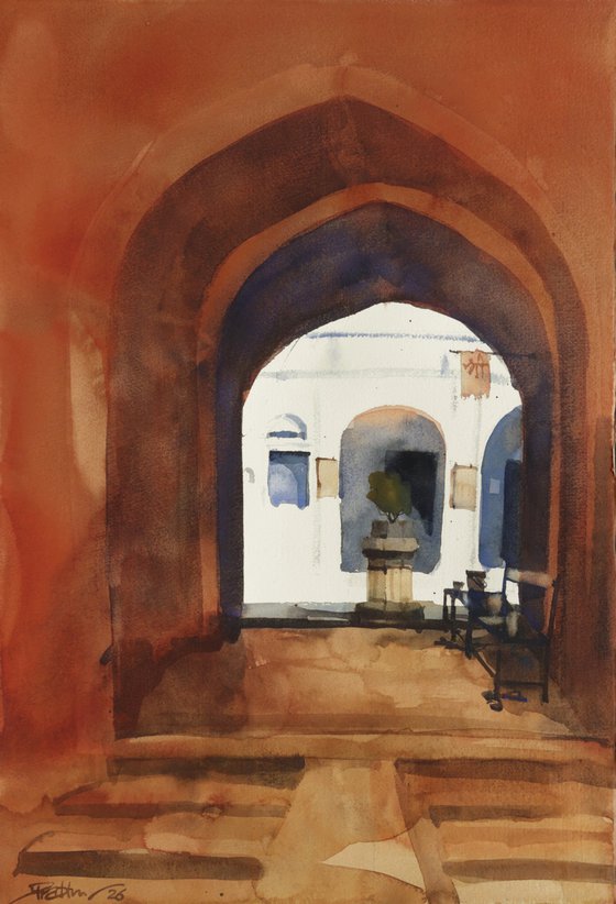 Darkness to light at an Ashram