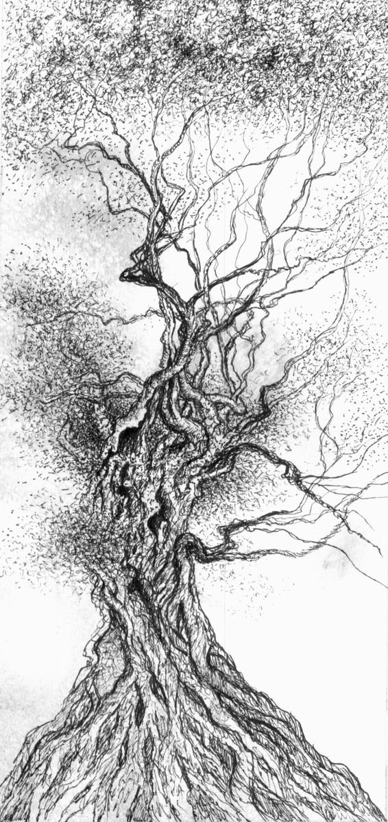 A series of Mystic Trees 05 by Julia Krastina