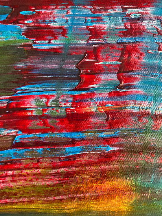 "You Know How We Do" - Save As A Series - Original PMS Oil Painting Triptych on Canvas- 60 x 16 inches