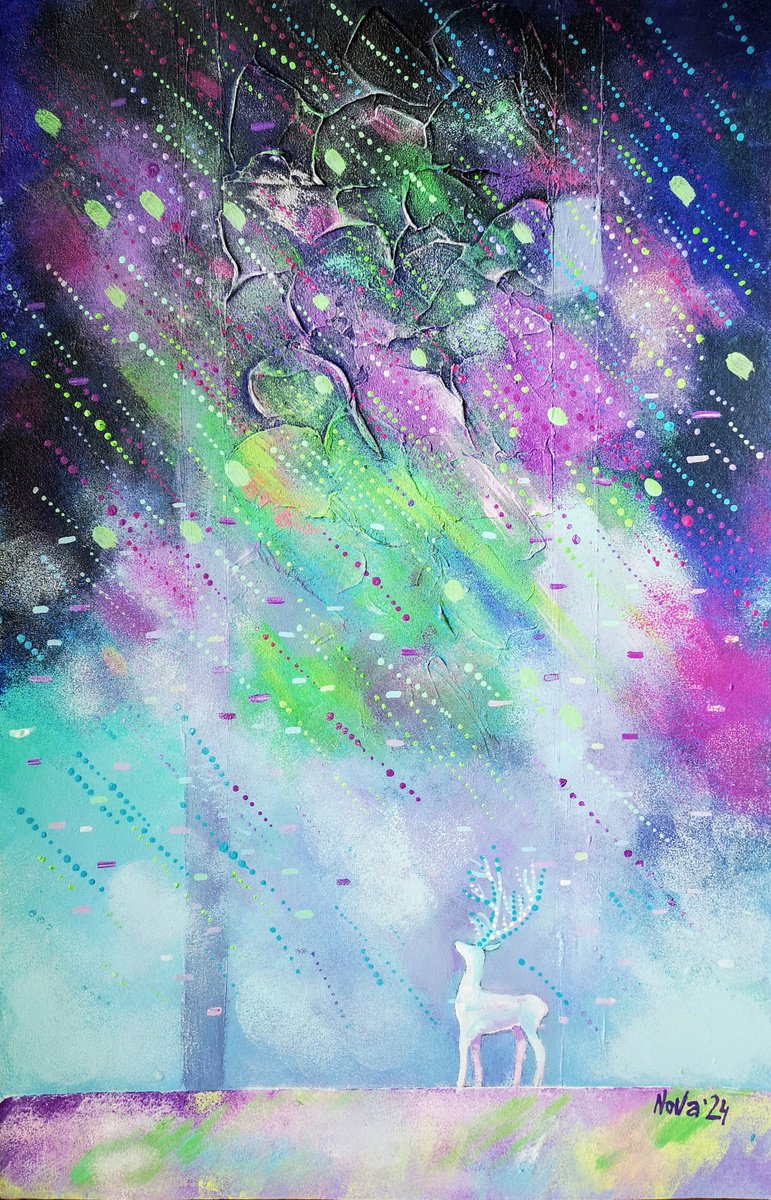 Northern Lights By Jelena Nova, 13 X 20, Artwork For Sale On Artfinder