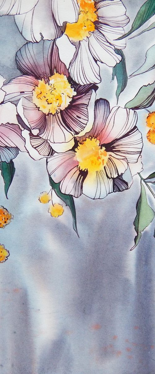 Floral composition by Alla Vlaskina
