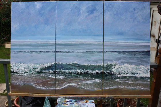 Anatomy of a Wave (Triptych).