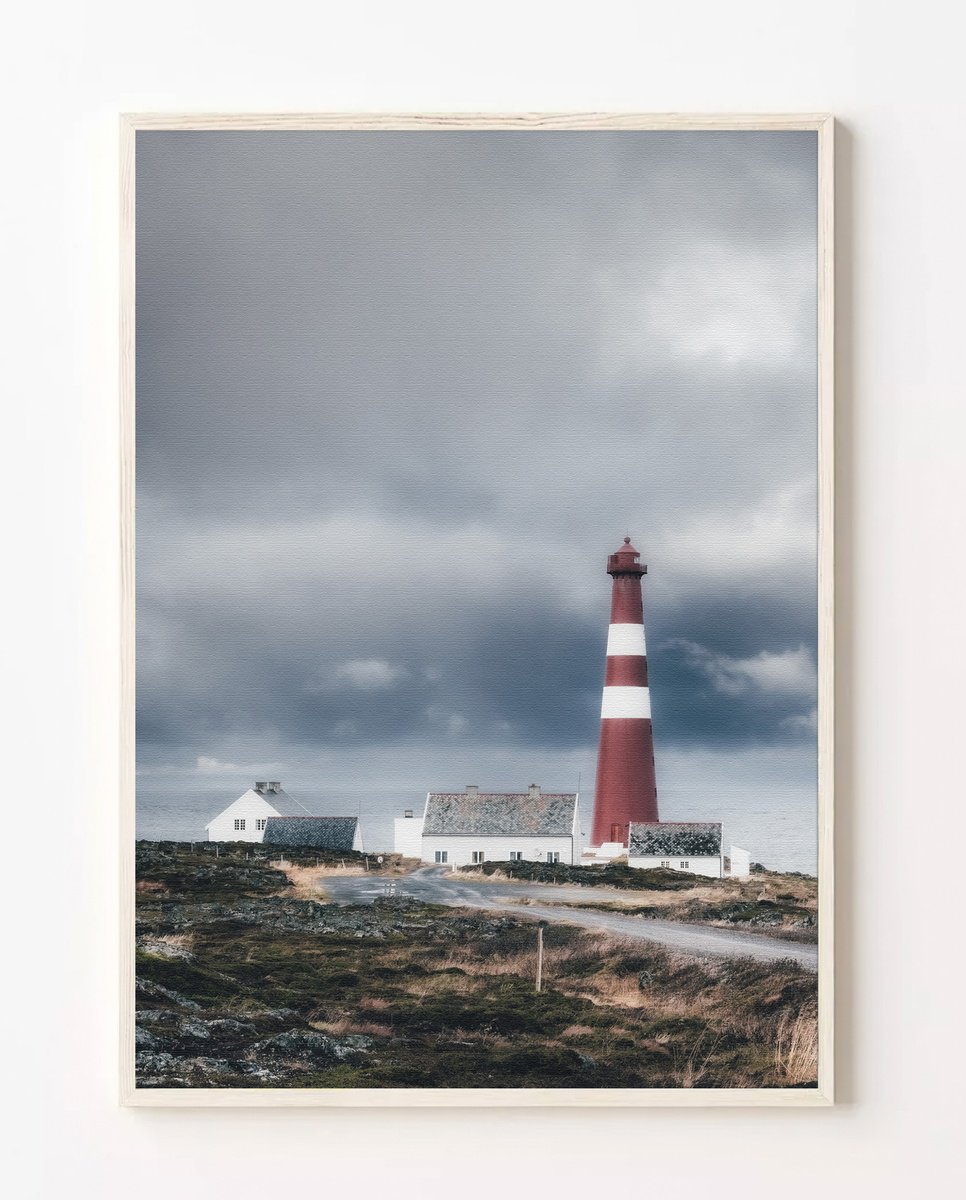 Impressionistic Landscape Photograph By Karim Carella, 28 X 37", Troms Og Finnmark #25 (Studio 2), Original Artwork