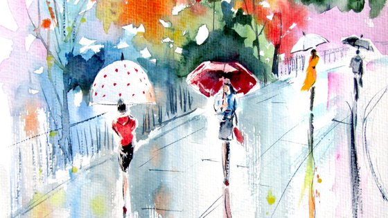 Walking people collection