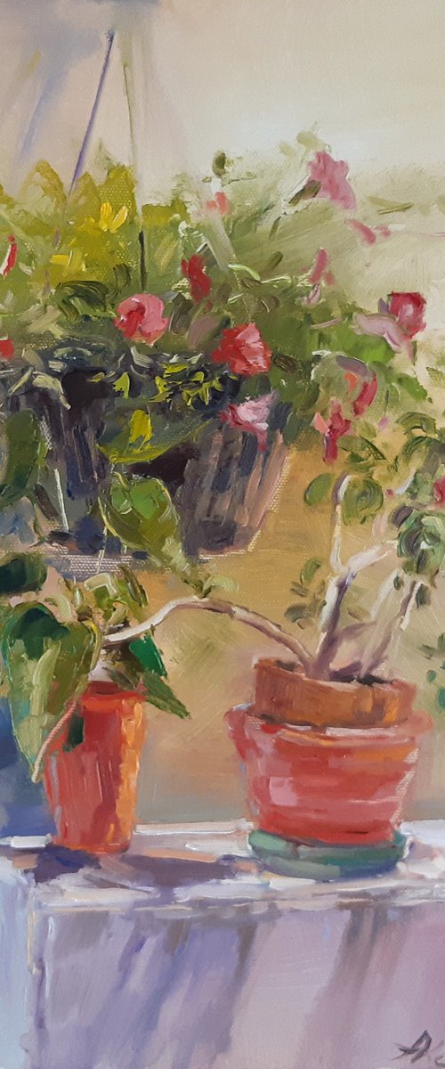 Flowers still life by Alexander Koltakov